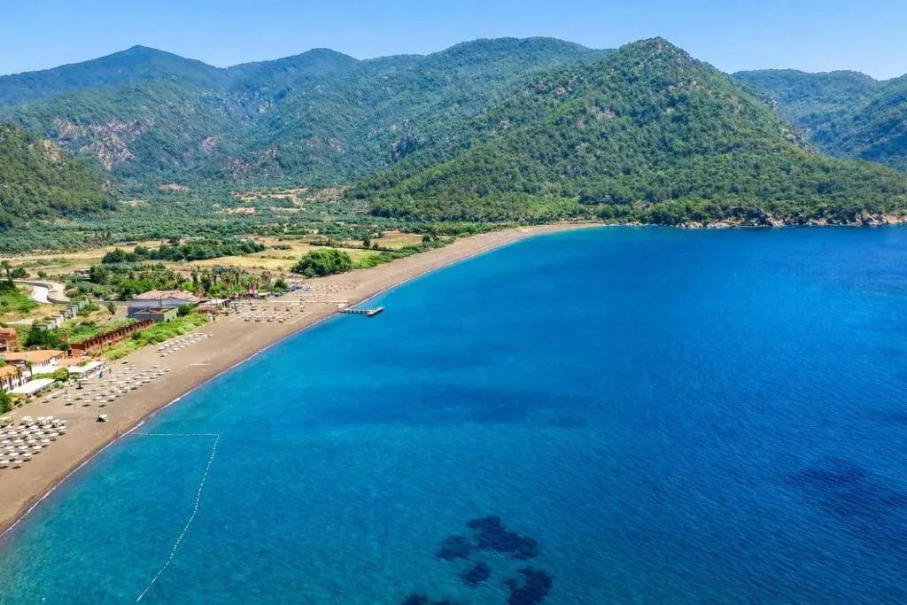 Stunning evening view over Ekincik bay